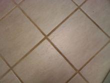 Dirty Grout BEFORE The Cleaning Lady cleaned it